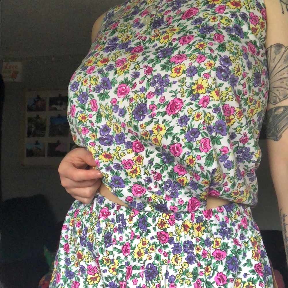 Vintage floral co-ord set - Picture 1 of 4